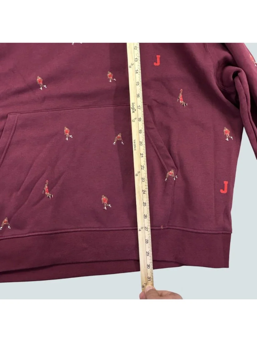 Nike Air Jordan Essentials Holiday Fleece Hoodie 3XL Burgundy NWT DV9392-680